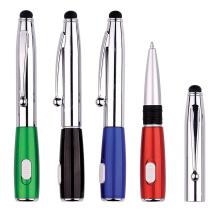 Most Popular Selling Plastic Touch Pen with Silver Decorative